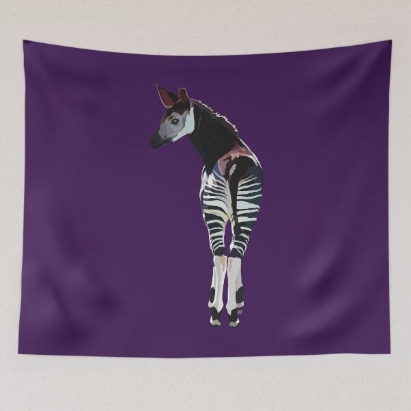 Item preview, Okapi (Okapia johnstoni) designed and sold by Alawstrations.
