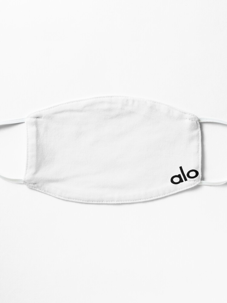 alo yoga white logo Mask