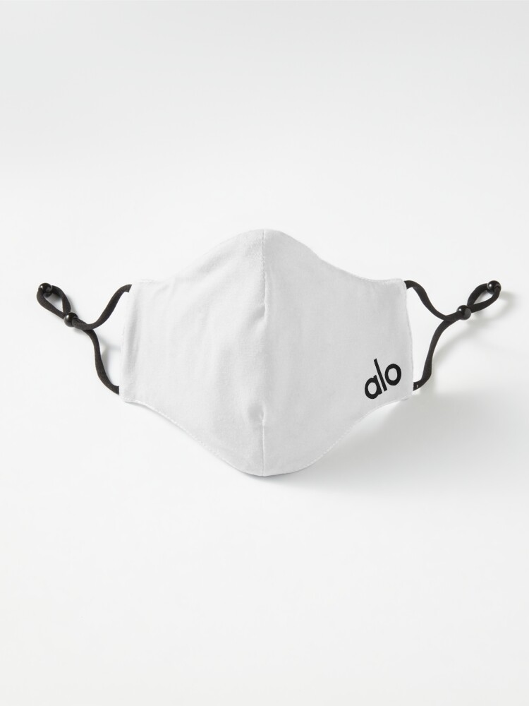 alo yoga white logo Mask