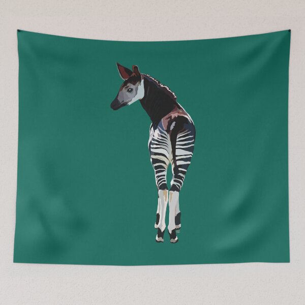Item preview, Okapi (Okapia johnstoni) designed and sold by Alawstrations.