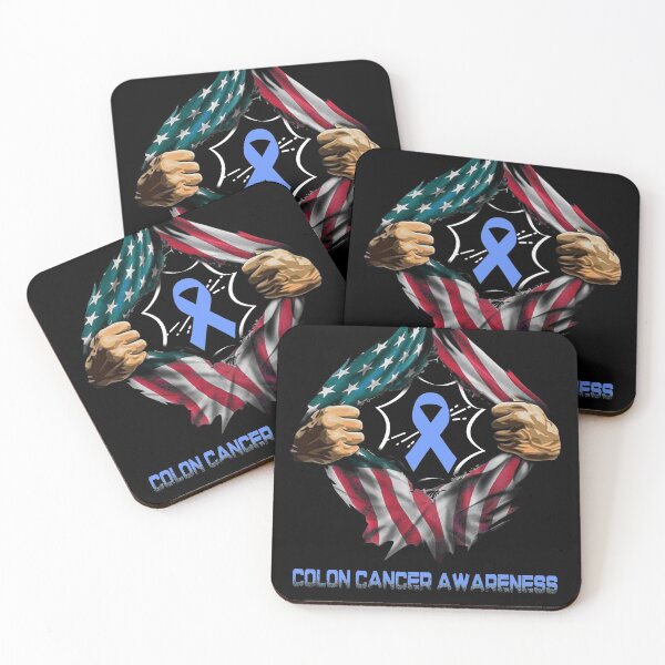 Artikelvorschau, Colon Cancer Awareness Amerikanische Flagge entworfen und verkauft von ArangoaStore.