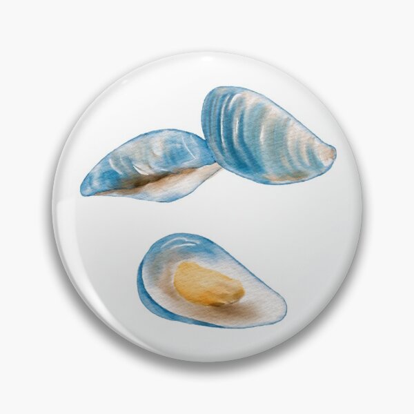 Item preview, Watercolor Illustration of Mussel designed and sold by iswenyi.