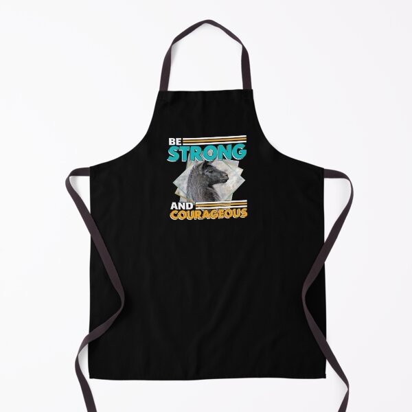 Item preview, Llama Quote Be Strong and Courageous designed and sold by LatinAmericaFocus.