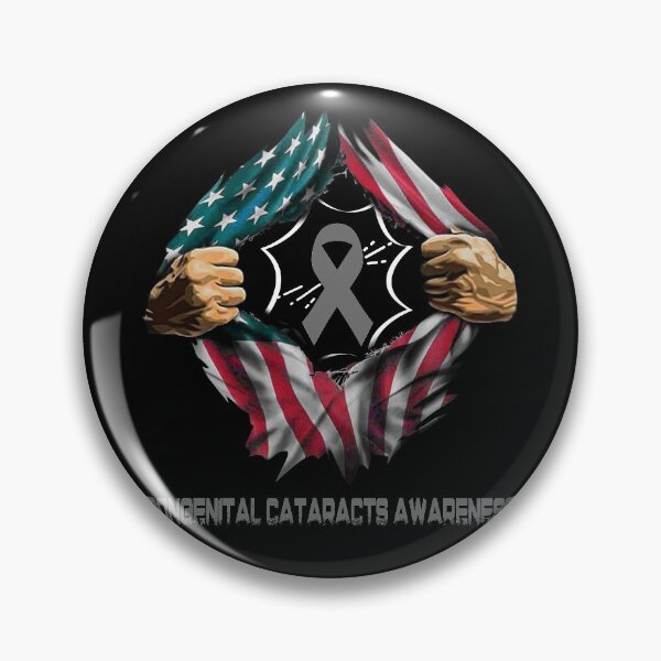 Artikelvorschau, Angeborene Katarakte Awareness American Flag entworfen und verkauft von ArangoaStore.