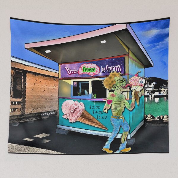 Item preview, Brain Freeze Ice Cream designed and sold by EspDzines.