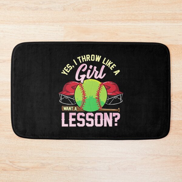 Item preview, Yes I Throw Like a Girl Want a Lesson? Pitcher Pun designed and sold by perfectpresents.