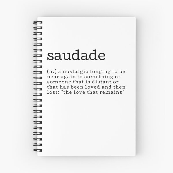 Item preview, Saudade - Difinition Nostalgic Longing designed and sold by UniqqFactory.