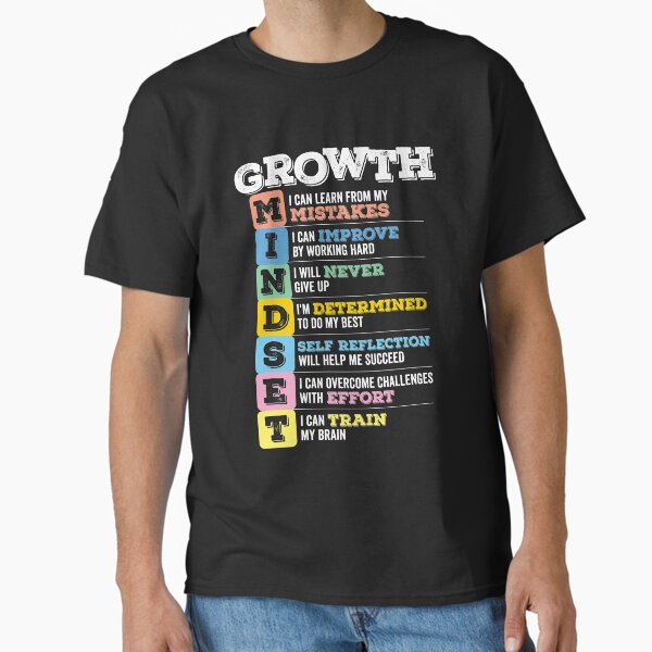 Item preview, Growth Mindset Meaning designed and sold by DetourShirts.