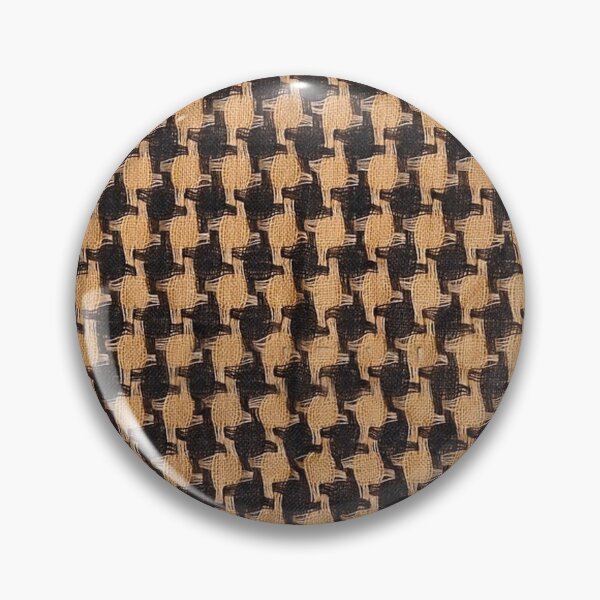 Item preview, Beige light brown earthy houndstooth pied de poule shemagh kaffiyeh pattern scarf designed and sold by baligaia.