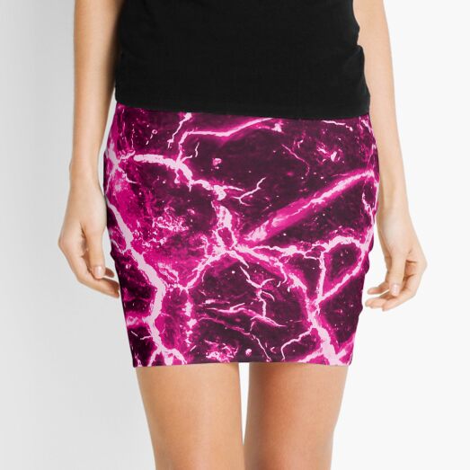 Pink Lava Mini Skirt
