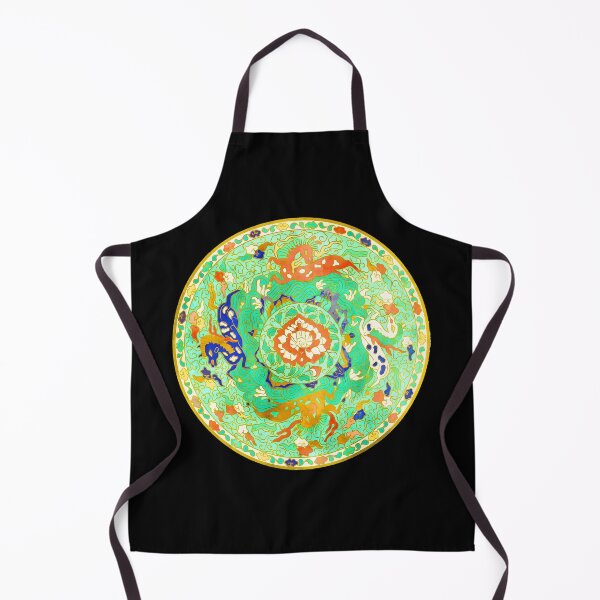 Item preview, Chinese Cloisonné Horse Medalion designed and sold by TheBearandBunny.