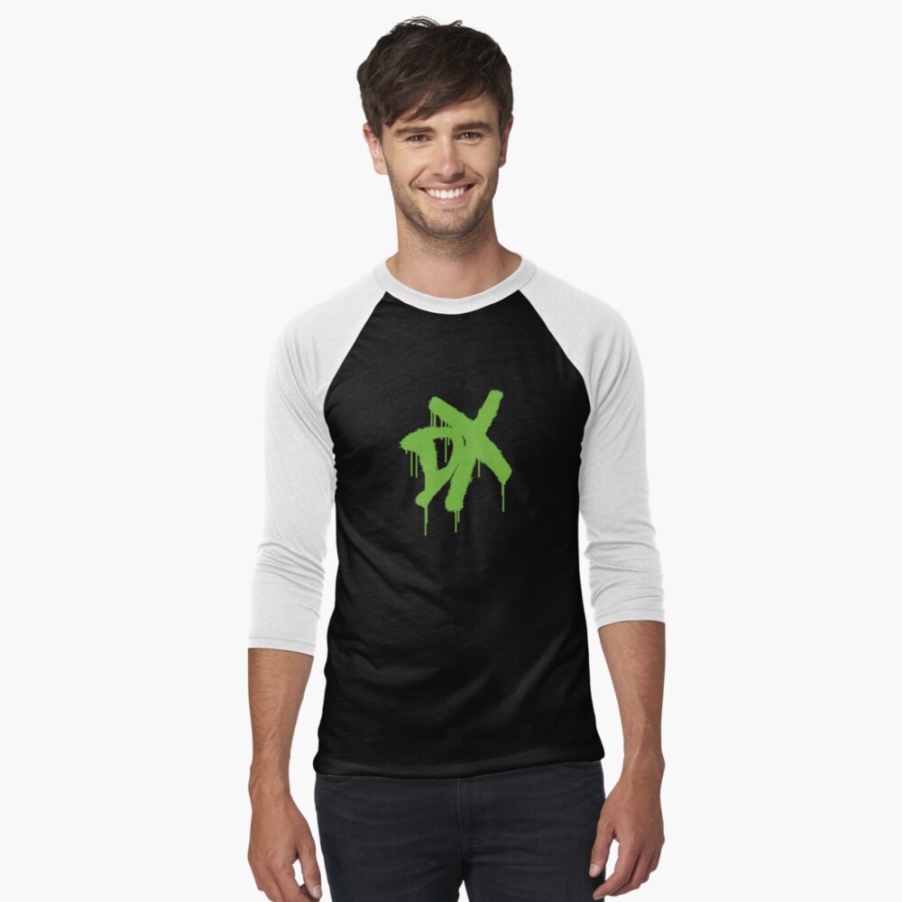 Men's Black D-Generation X Baseball Jersey