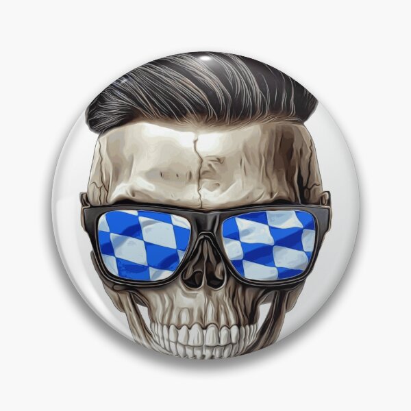 Item preview, Bavarian skull designed and sold by drizzd.