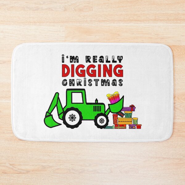 Item preview, Christmas Boys T-Shirt I'm Digging Christmas Front End Loader Digger Bulldozer designed and sold by StickerArtwork.