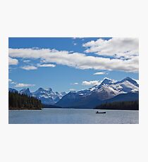 Mountains of Maligne Lake 1 Photographic Print
