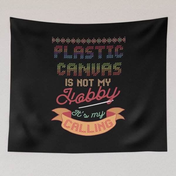 Item preview, Plastic Canvas Is Not My Hobby It’s My Calling | Needlepoint Design designed and sold by Dancing Dolphin Crafts.