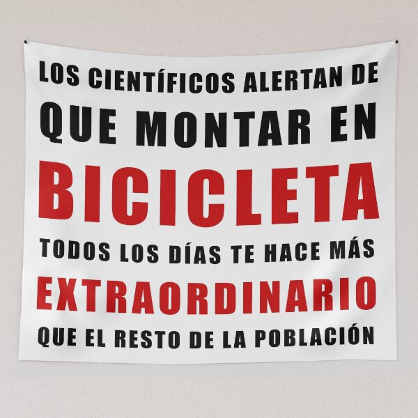 Item preview, SCIENTISTS ALERT THAT RIDING A BICYCLE EVERY DAY MAKES YOU MORE EXTRAORDINARY THAN THE REST OF THE POPULATION designed and sold by solaenbici.