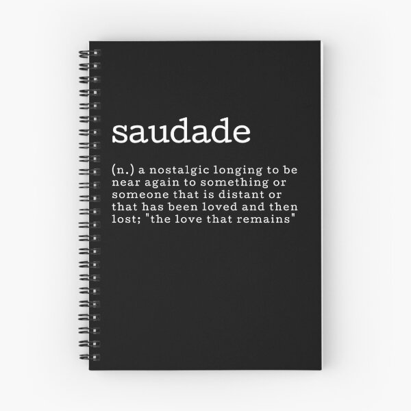 Item preview, Saudade (BLACK) - Difinition Nostalgic Longing designed and sold by UniqqFactory.