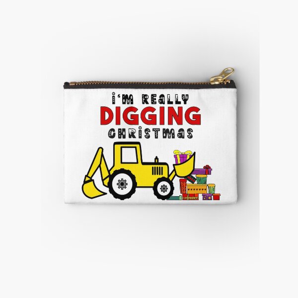 Item preview, Christmas Boys T-Shirt I'm Digging Christmas Front End Loader Digger Bulldozer designed and sold by StickerArtwork.