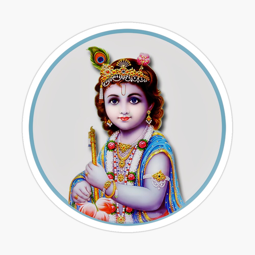 Lord Krishna | bal gopal poster | bal gopal t-shirt 