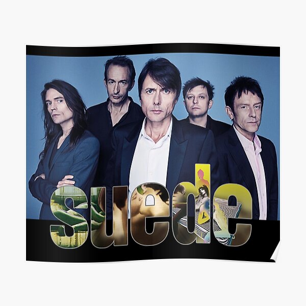 SUEDE Britpop Fan Art London Band merch Poster