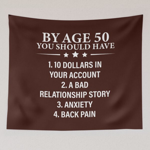 Item preview, By Age 50 You Should Have Funny, Gift For 50th Birthday T-Shirt designed and sold by RalinaAturino.