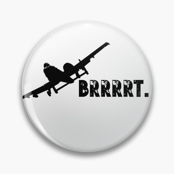 Item preview, "BRRRT." A-10 Warthog Silhouette Design designed and sold by Fox1Design.