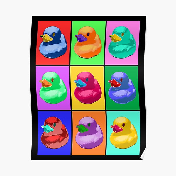 Pop Art Ducky Poster
