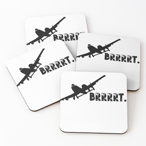 Item preview, "BRRRT." A-10 Warthog Silhouette Design designed and sold by Fox1Design.