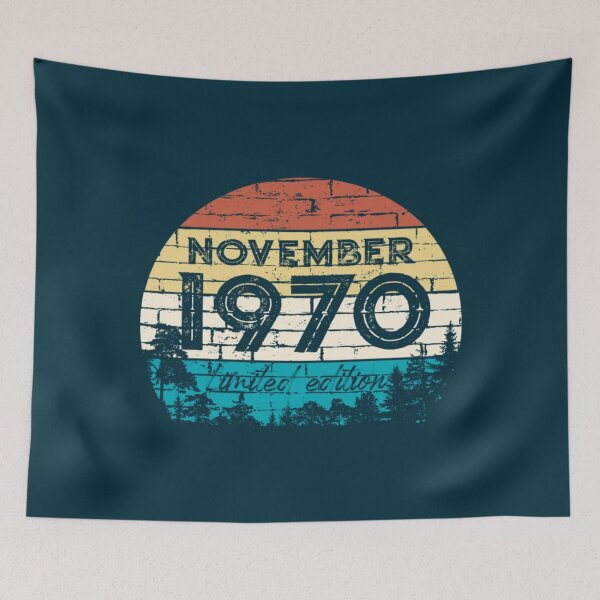 Item preview, November 1970 50th Birthday Funny Quotes Sayings Gift T-Shirt designed and sold by RalinaAturino.