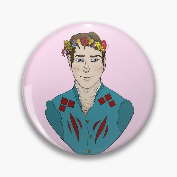 Item preview, Jaskier in a Flower Crown - The Witcher designed and sold by Cat-Clawz.