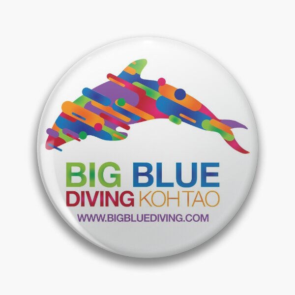 Item preview, Big Blue Diving all colorful logo designed and sold by BigBlueDiving.