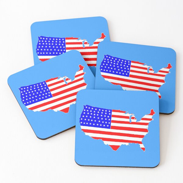 Item preview, USA Map Flag, Stars and Stripes Map designed and sold by Kreativista.