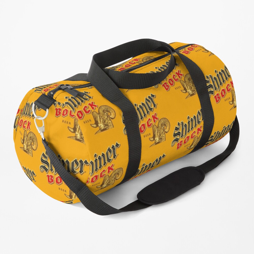 Shiner Bock Beer Duffle Bag