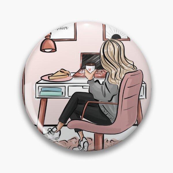 Item preview, Girl in office, office girl designed and sold by reyniramirezfi.