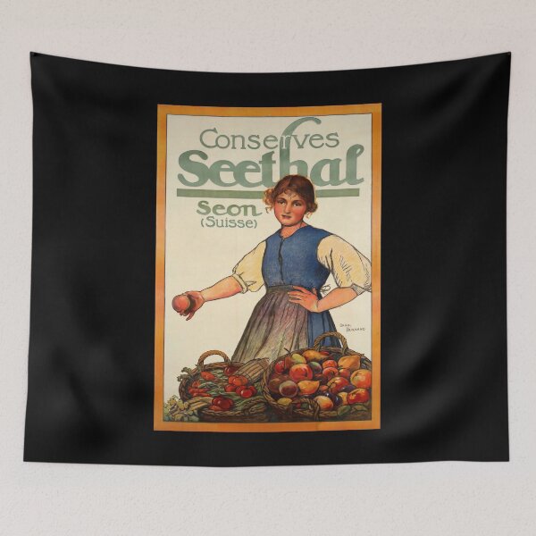 Item preview, retro conserves seethal seon suisse designed and sold by CorasPosters.