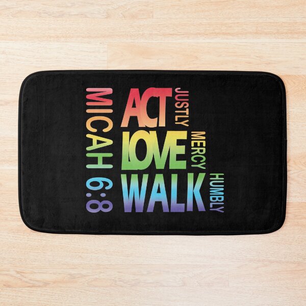 Item preview, Micah 6 8 act love walk justly mercy humbly shirt designed and sold by Ornuma.