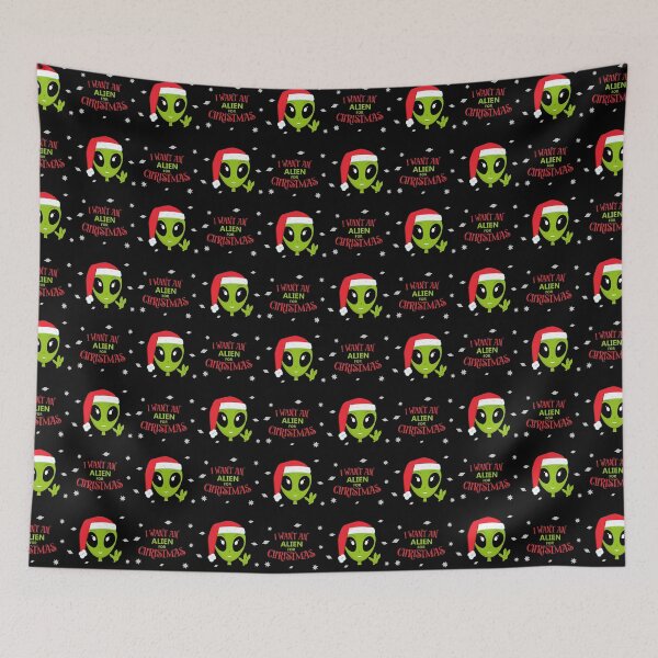 Item preview, I Want An Alien For Christmas designed and sold by RamiBeans.