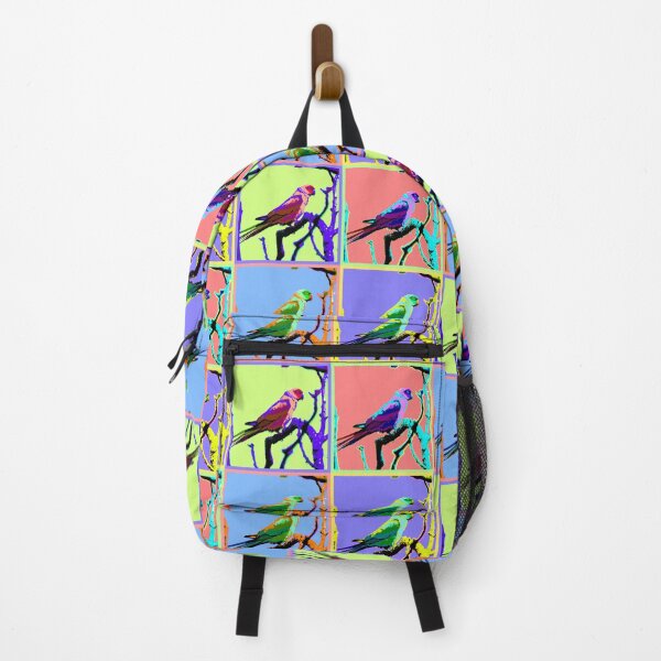 Item preview, Neon and Pastel Barbados Green Parrot_Rose-Ringed Parakeet Collage designed and sold by StayCuztom.