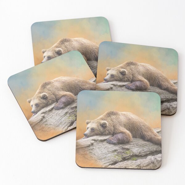 Item preview, Afternoon Grizzly Bear Bliss designed and sold by Elisabeth Lucas.