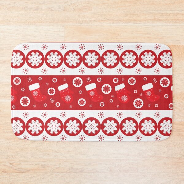 Item preview, Christmas Stocking Mittens Snowflakes Classic Rudolph Holidays Happy Merry Xmas designed and sold by treasure-crafts.