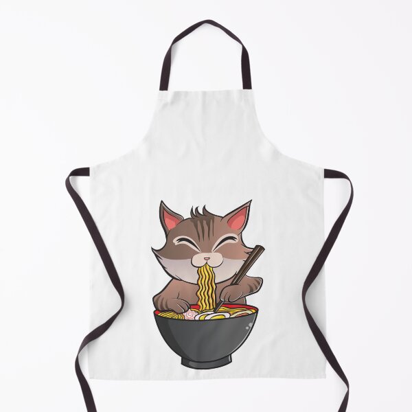 Item preview, Cute & Funny Anime Kitty Ramen Kawaii Cat designed and sold by perfectpresents.