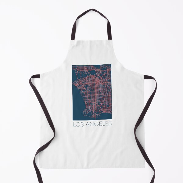 Item preview, Los Angeles Street Map Pink and Blue designed and sold by HelloGentry.