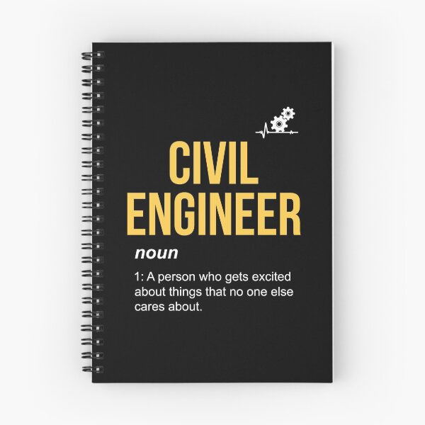Item preview, Civil Engineer Definition | Civil Engineer Gift designed and sold by LazyGreyBear.