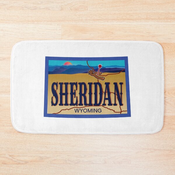 Item preview, Sheridan Wyoming Map designed and sold by fairviewdesign.