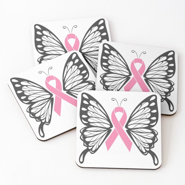 Item preview, Pink Ribbon Butterfly designed and sold by zenpatterns.