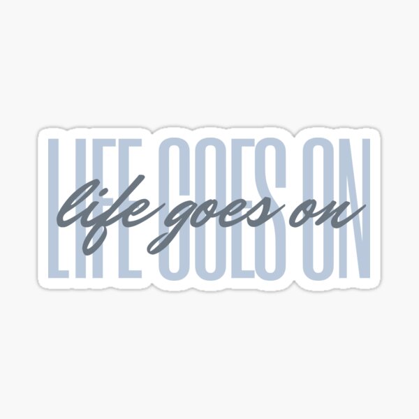 Bts Life Goes On Stickers Redbubble