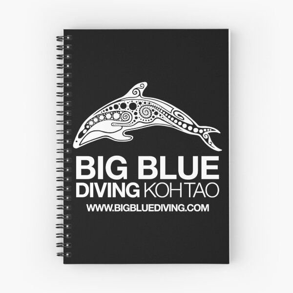 Item preview, Big Blue Standard Logo White designed and sold by BigBlueDiving.