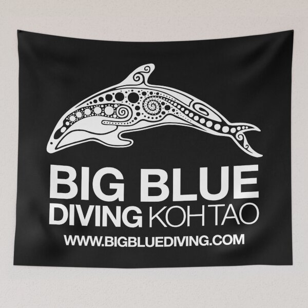 Item preview, Big Blue Standard Logo White designed and sold by BigBlueDiving.
