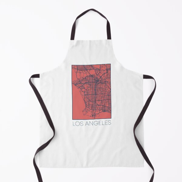 Item preview, Los Angeles Street Map Blue and Pink designed and sold by HelloGentry.